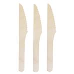 Cubierto bambu. Cuchillo liso 10u